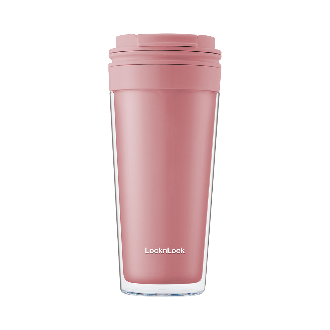 Ly Nhựa 2 Lớp LocknLock Bucket Cold Cup 580ml - 2 Màu (Vàng, Hồng) - HAP519, , large image number 4